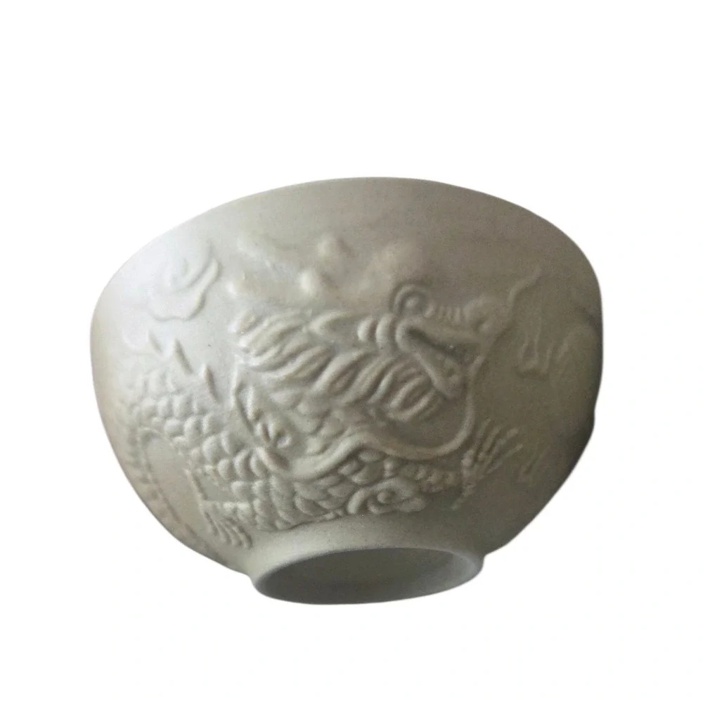 Portable Tea‎ Set Ceramic Kung Fu Tea Cup Teapot Set For Travel & Home Dragon